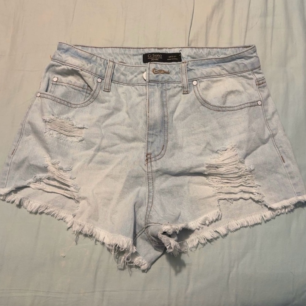 Juniors size 5 Jean shorts x2